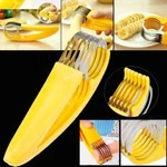 Banana Slicer Fruit Knife Kitchen Gadget Bar Tools Veggie Cutter Stainless Steel. Fixed Price $6.75.