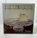 Nib Fifth Avenue Ltd Crystal Clear Portico 12 Combo Cake Plate Stand/chip & Dip. Fixed Price $99.99.