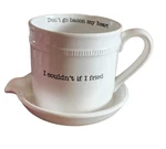 Mud Pie Circa Bacon Cooker "don't Go My Heart". Fixed Price $25.00.