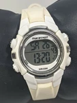 Marathon Digital Chrono Timer Alarm Light Up White Silicone Band Watch 9 Inch. Fixed Price $15.99.