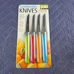 Garnishing Knives Set Of 4 Paring Flexible Stainless Steel Blades Bpa Free Joie. Fixed Price $10.49.