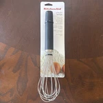 Kitchenaid Black Utility Whisk Stainless Steel Wires Dishwasher Safe. Fixed Price $11.99.