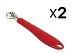 Norpro Stainless Steel Strawberry/tomato Corer W/ Plastic Handle (2-PACK). Fixed Price $10.65.