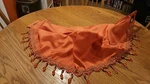 Stylemaster Tribeca Faux Silk Grommet Waterfall Valance With Beaded Trim, Manda. Fixed Price $30.00.