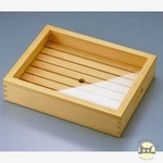 Yamako Sushi Neta Box With Acrylic Lid / Eye Plate Professional Wooden Case New. Fixed Price $213.09.