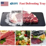 Fast Defrosting Tray Rapid Thawing Board Safe Meat Plate Shipping. Fixed Price $11.30.
