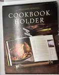 Williams-sonoma Maple & Acrylic Cookbook Recipe Holder Stand W/splatter Guard. Fixed Price $32.99.