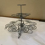 Wilton Mini Dessert Stand 3 Tier 12 Cupcake Holder Spiral Birthday Party A1. Fixed Price $15.00.