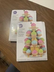 Wilton Treat Stands, Tiers, 12X14, Sturdy Cardboard, Holds 25 Cupcakes Each. Fixed Price $20.00.