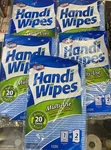 5 Packs- Handi Wipes Multi-use Reusable Cleaning Cloths, 30 Total. Fixed Price $20.00.