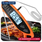 Digital Meat Thermometer For Cooking With Dual Probe, Large Backlit & Calibratio. Fixed Price $13.86.
