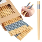 10PAIRS Bamboo Chopsticks Reusable Dishwasher Safe Non Slip S1-10P-9.45IN. Fixed Price $13.28.
