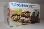 Zojirushi NS-TSC10 5-1/2-CUP (uncooked) Micom Rice Cooker And Warmer, 1.0-LITER.. Fixed Price $189.95.