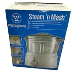 Westinghouse N' Food Steamer & Masher Model WST3004 New Open Box. Fixed Price $69.99.