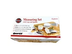 Norpro Grip-ez Measuring Cups And Spoons, Set Of 12 Pieces #3042. Fixed Price $23.99.
