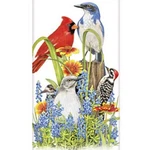 Mary Lake-thompson Texas Birds & Bluebonnets Flour Sack Kitchen Towel Bagged. Fixed Price $12.50.