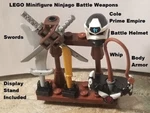 Lego Battle Warrior Weapon Set With Stand Armor Swords Ninjago Cole Prime Empire. Fixed Price $24.31.