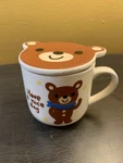 Cute Kawaii Daiso Have Nice Day Bear Mug Cup With Lid Colorful. Fixed Price $9.47.