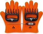 Meat Claws, Silicone Gloves & Thermometer Bbq Grill Accessories Set Heat Safe. Fixed Price $25.60.