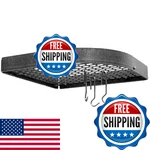 Enclume Premier Small 12-INCH Corner Pot Rack Hammered Steel. Fixed Price $273.06.