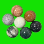 7 Polished Spheres Marbles Onyx Decorative Gemstone Ball Collection 1". Fixed Price $34.98.