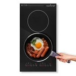 Nutrichef Dual Induction Cooktop - Double Countertop Burner With Digital Display. Fixed Price $159.99.