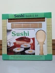 Sushi & Kit Includes Full-color Book, Paddle, 2 Chopsticks, Rolling Mat. Fixed Price $23.00.