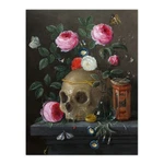 Vanitas Still Life With Skull Jan Kessel Wall Art Poster Print. Fixed Price $18.99.