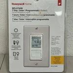 Honeywell RPLS740B 7-DAY Programmable Solar Wall / Off Switch 120V Ac, 1800W. Fixed Price $38.00.
