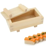 Japanbargain, Wooden Rectangular Oshizushi Sushi Press Mold 7 X 4 Inch, Brown. Fixed Price $21.99.