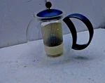Bodum Glass Hot Cold Green Tea, Coffee Brew Pot Permanent Sieve Strainer - Gray. Fixed Price $29.99.