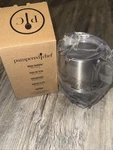 Pampered Chef Nib Wine Tumbler Gray Silver 100093. Fixed Price $15.00.