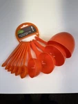 Cook's Kitchen Measuring Cup Set Orange 10 Piece 1/8 Teaspoon -. Fixed Price $9.78.