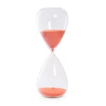 Bey Berk 90-MINUTE Crystal Sand Timer With Red Orange. Fixed Price $67.95.