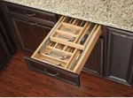 Rev-a-shelf Cabinet Two-tier Cutlery Drawer 4WTCD-15HSC-1. Fixed Price $80.00.
