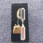 Vintage Hourglass Telephone Pink Sand Resin 3MIN Timer Good Condition 8CM. Fixed Price $16.34.