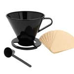 Single Cup Pour Over Coffee Dripper With Scoop & 10 Filters #2 Cone Brewer Bpa. Fixed Price $10.95.