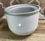 Kitchenaid Ice Cream Mixer Bowl Yogurt Maker Attachment KICA0WH Quart 9707962. Fixed Price $26.99.