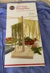Norpro Pasta Drying Rack Wood, 16.5" Item #1048 Original Box New. Fixed Price $10.95.