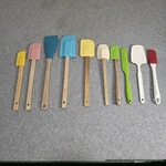 Mixed Lot Of 10 Silicone Spatula Baking Cooking Utensils Le Creuset & More. Fixed Price $42.99.