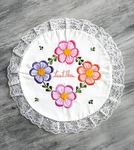 Mexican Tortilla Holder Warmer Floral Embroidery Keeper Tortillero Kitchen. Fixed Price $13.59.