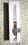 Viski Bartender Knife 7 Inch + Acacia Wood Handle, Double Tipped Stainless Steel. Fixed Price $14.99.