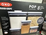Oxo 8-PIECE Pop Container Baking Set Bundle New Free Shipping Flour Cereal Sugar. Fixed Price $59.99.