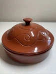 Lqqk Wieland Tortilla Warmer Terra Cotta Pottery Mexican Serve Ware/steamer. Fixed Price $24.41.