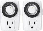 Bn-link Indoor 24-HOUR Mechanical Outlet Timer Plug Pack 3 Prong. Fixed Price $12.21.