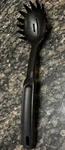 Pampered Chef Nylon Slotted Server #2139 Black Serving/straining Spoon Strainer. Fixed Price $11.50.