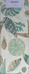 Sonoma Seashells Coastal Textured Blue White Bath Hand Towel 100% Cotton. Fixed Price $14.49.