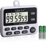 Xrexs Digital Kitchen Cooking Timer Clock With Loud Alarm Large Lcd Display 4 70. Fixed Price $17.99.
