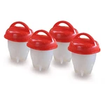 Egglettes Cooker - Hard Boiled Eggs Without The Shell, 4 Pack, Clear. Fixed Price $18.33.
