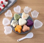 8PC Sushi Making Kit Rice Ball Onigiri Mold Set For Homemade Bento Japanese Food. Fixed Price $8.99.